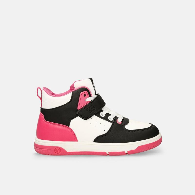 BUBBLE GUMMERS - Tenis  Junior Para Niña Bubblegummers Negro-Fucsia Sonora