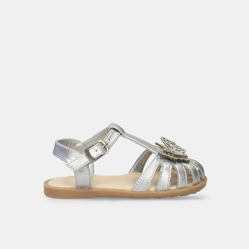 BUBBLE GUMMERS - Sandalias Infantil Para Niña Bubblegummers Plateado Shantel