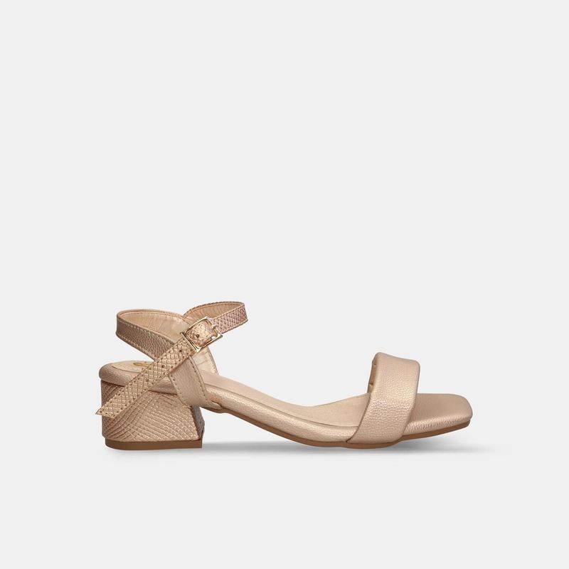 BATA - Sandalias Para Mujer Bata Dorado Jarelis