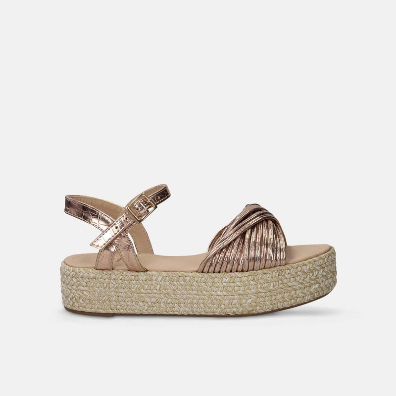 BATA - Sandalias Para Mujer Bata Dorado Jarael