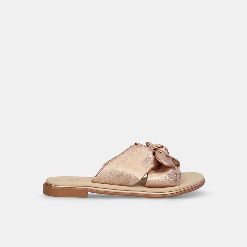 BATA - Sandalias Para Mujer Bata Dorado Jeptha