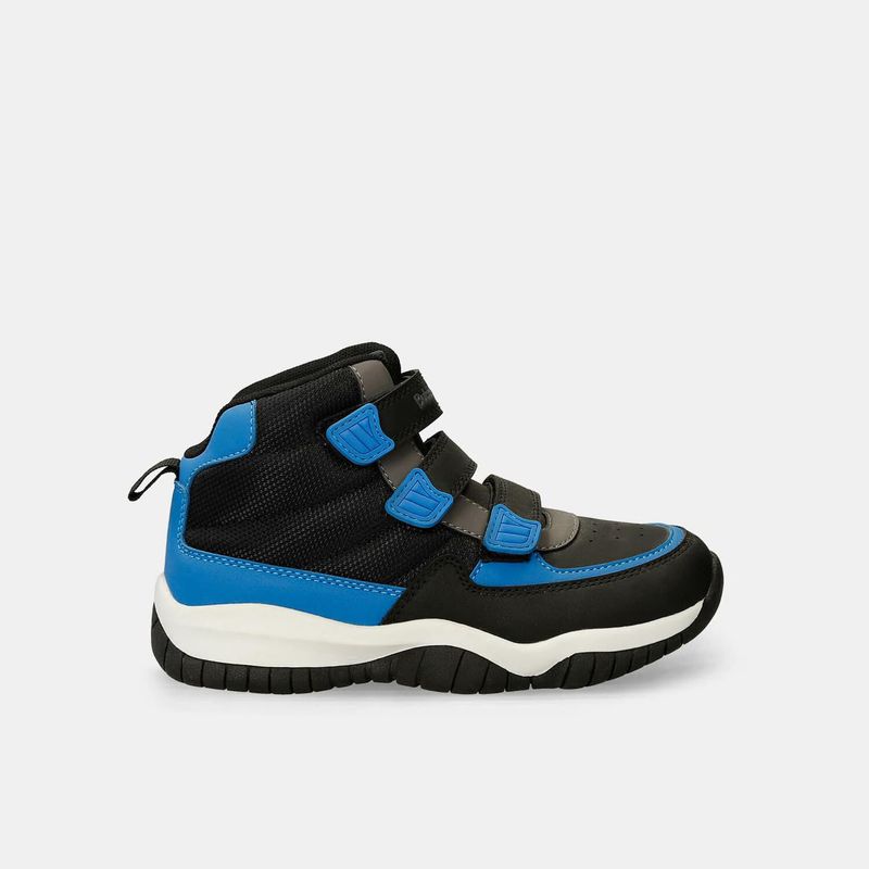 BUBBLE GUMMERS - Tenis Infantil Para Niño Bubblegummers Negro-Azul Saul