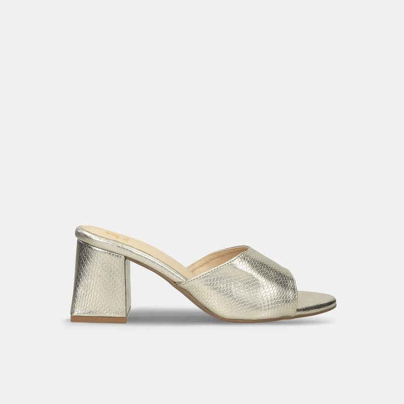 BATA - Sandalias Para Mujer Bata Dorado Jancel