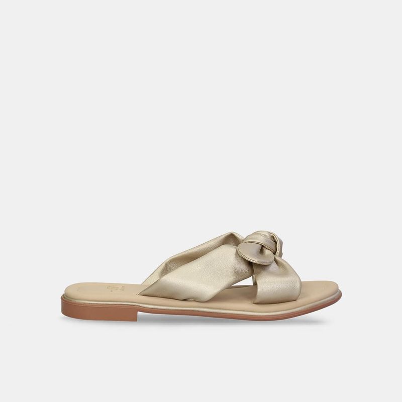 BATA - Sandalias Para Mujer Bata Dorado Jeptha