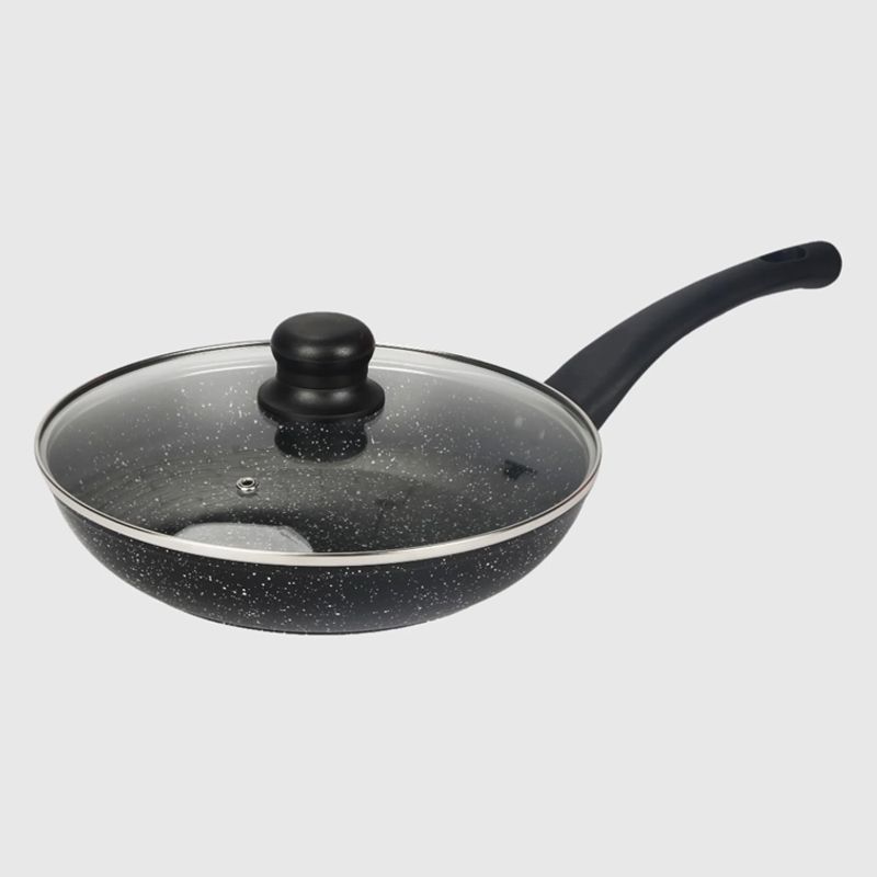NOVUM - Sarten Novum Utiile Con Tapa de Vidrio de 24 Cm