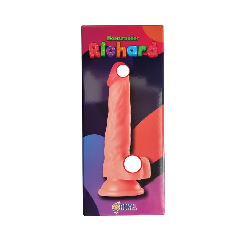 GENERICO - Masturbador o dildo FEMENINO silicona Piel Richard