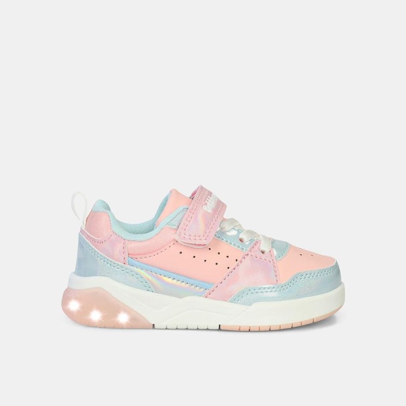 BUBBLE GUMMERS - Tenis Infantil Para Niña Bubblegummers Rosado-Multicolor Suley