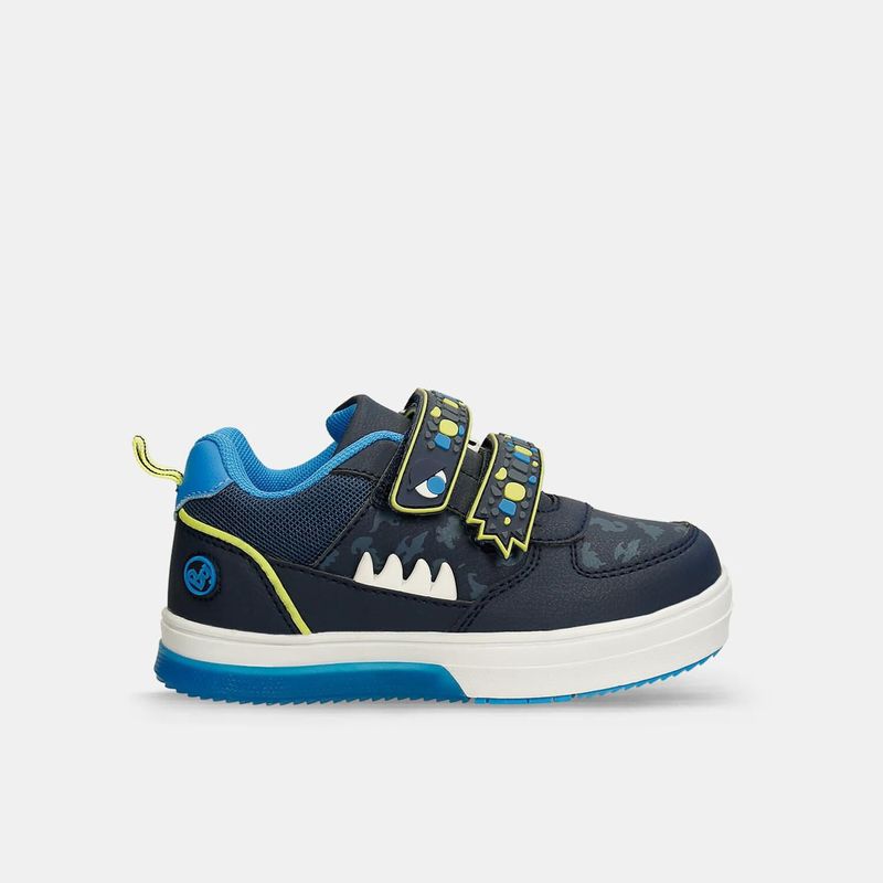 BUBBLE GUMMERS - Tenis Junior Para Niño Bubblegummers Azul Simcard