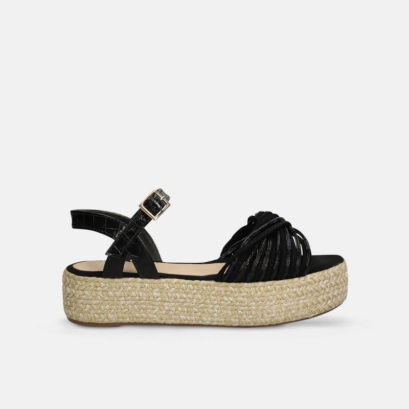 BATA - Sandalias Para Mujer Bata Negro Jarael