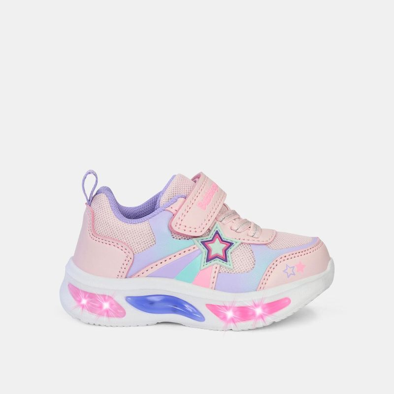 BUBBLE GUMMERS - Tenis Infantil Para Niña Bubblegummers Lila-Multicolor Sydney