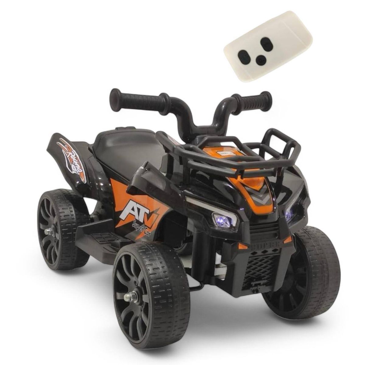 BRITOCHET - Cuatrimoto Eléctrica Niño C/Remoto Montable  REF 3688 Negra