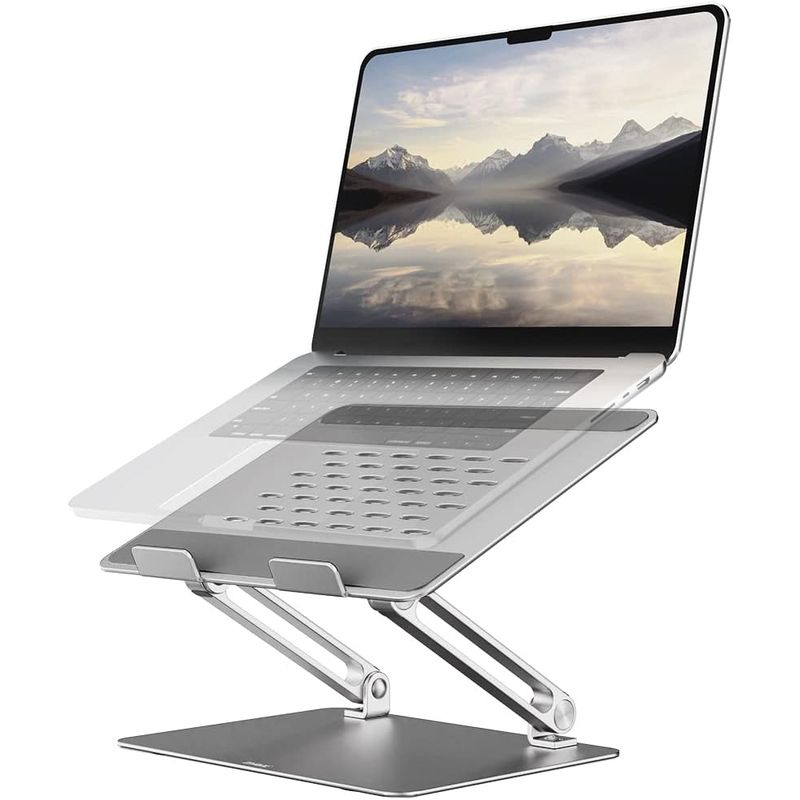 GENERICO - Soporte Ergonomico Para Pc Portatil Doble Nivel Aluminio