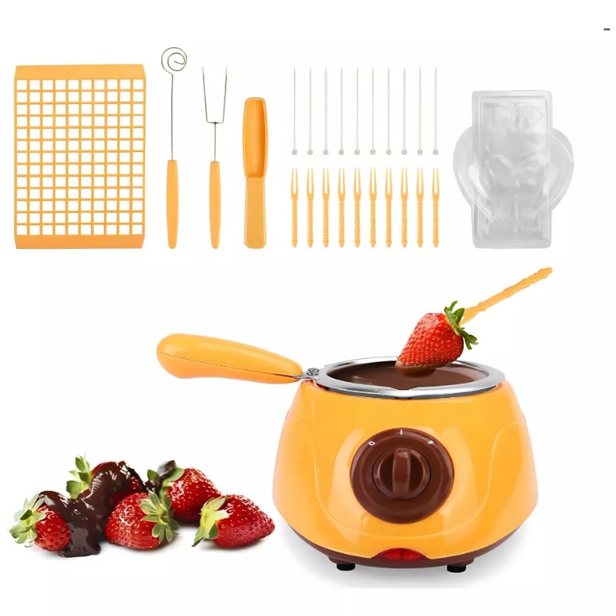 GENERICO - olla Chocolatera Fondue Maquina Para Derretir Chocolate