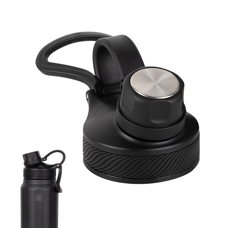 BUFFER FLASK - Tapa Deportiva Repuesto Termo Buffer Paine 700 lt y 1 lt - Negro