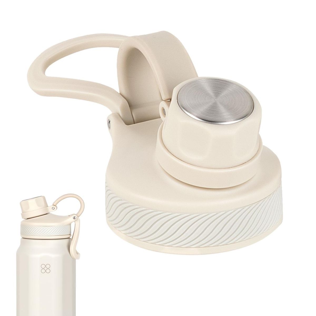 BUFFER FLASK - Tapa Deportiva Repuesto Termo Buffer Paine 700 lt y 1 lt - Blanco