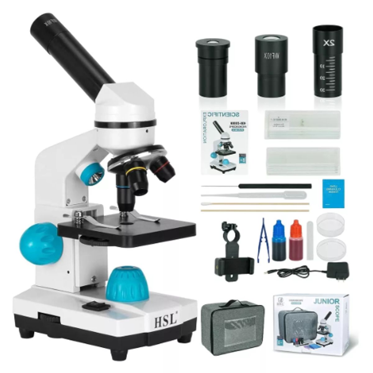 GENERICO - Microscopio Para Niños Semiprofesional 40x 2000x