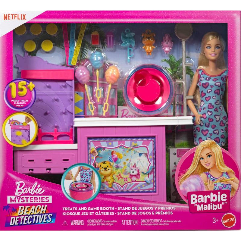 BARBIE - Barbie Los Misterios Set Estación Algodón De Azúcar