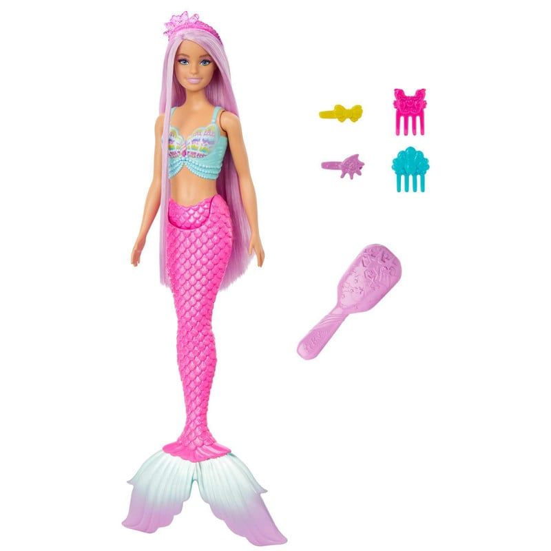 BARBIE - Barbie Fantasía Cabello Largo De Ensueño Sirena