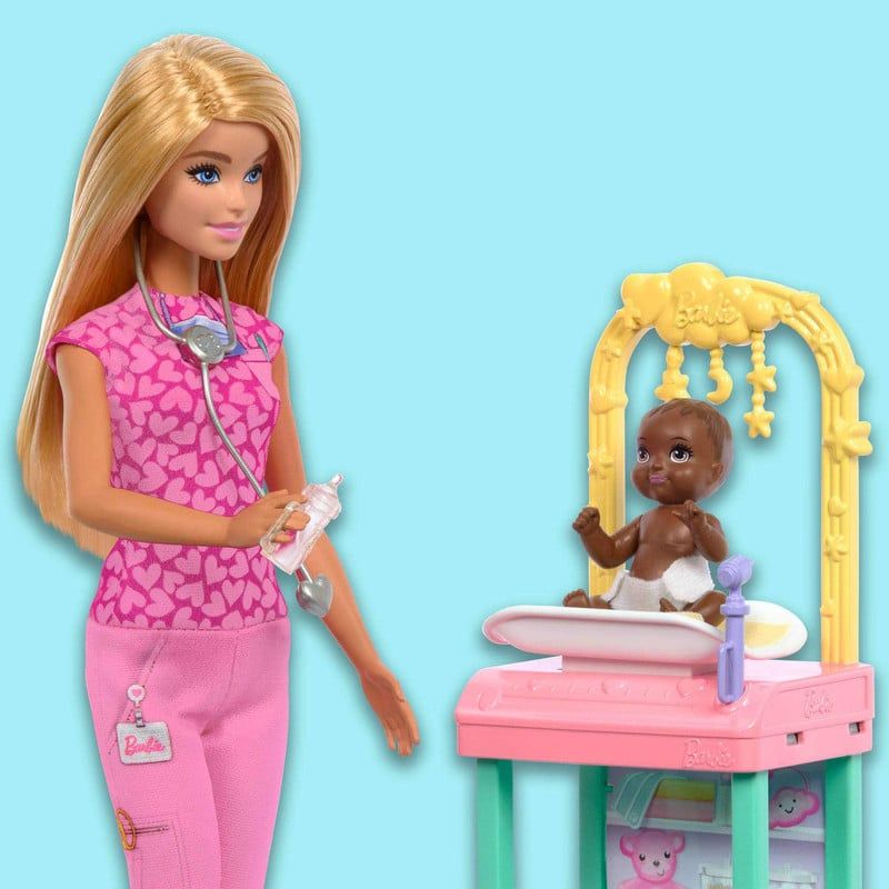 BARBIE - Barbie Profesiones Set De Juego Con Muñeca Sorpresa
