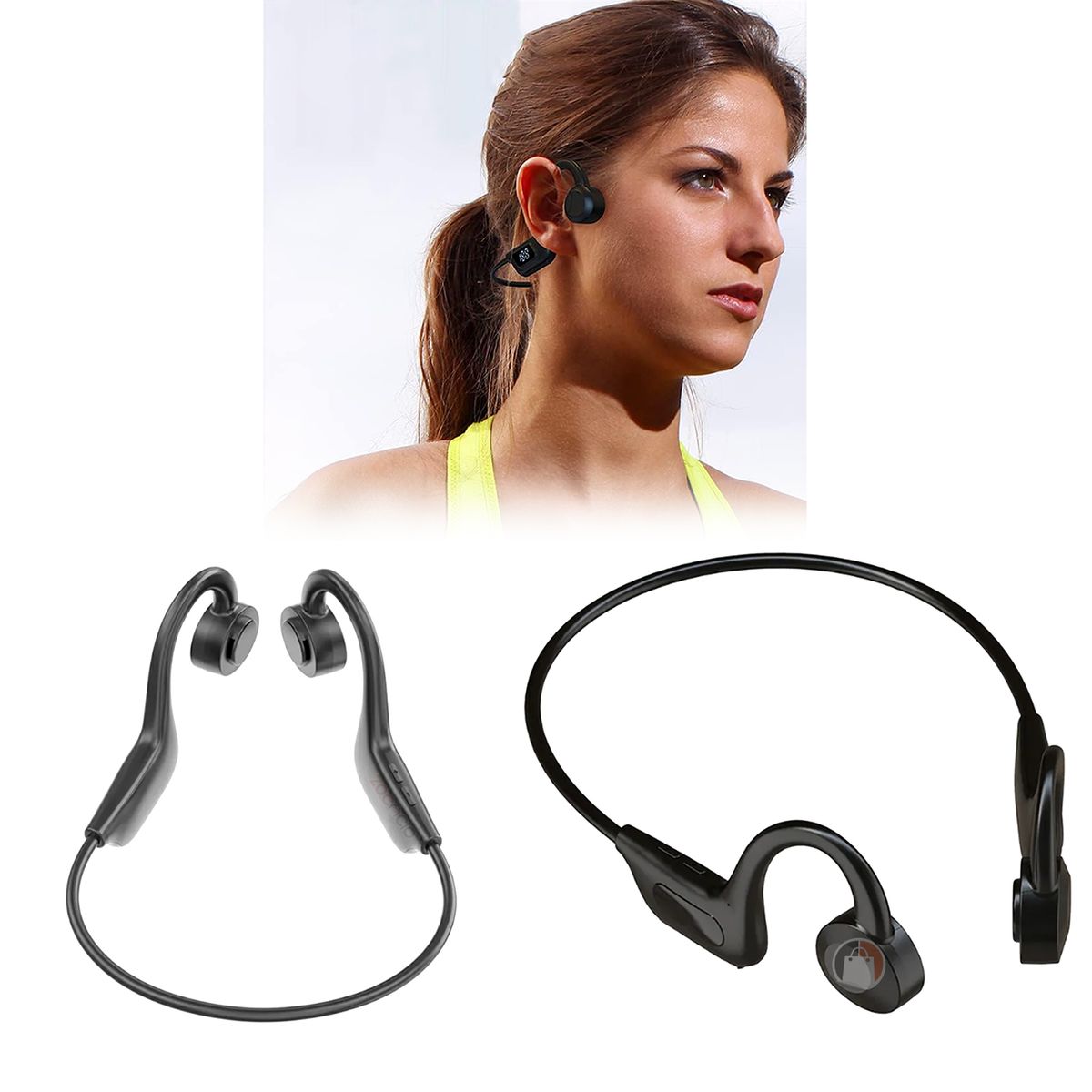 ZOCOCIO - Audífonos Inalámbricos De Conducción Ósea Bluetooh Banda