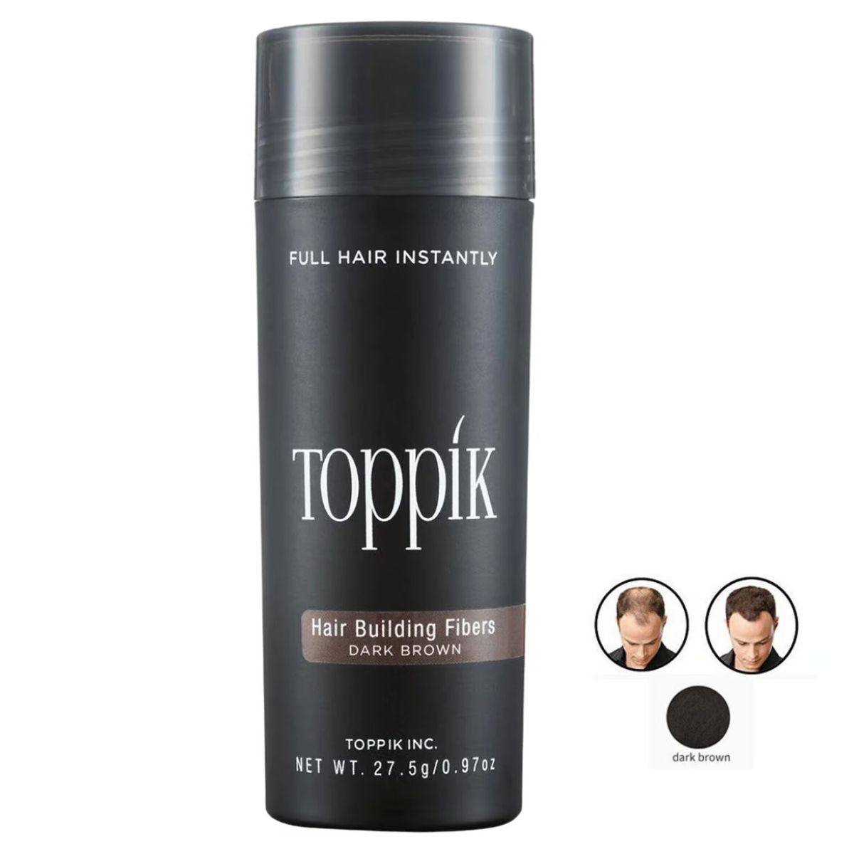 TOPPIK - Fibras Capilares Toppik Color Castaño Oscuro + Aplicador