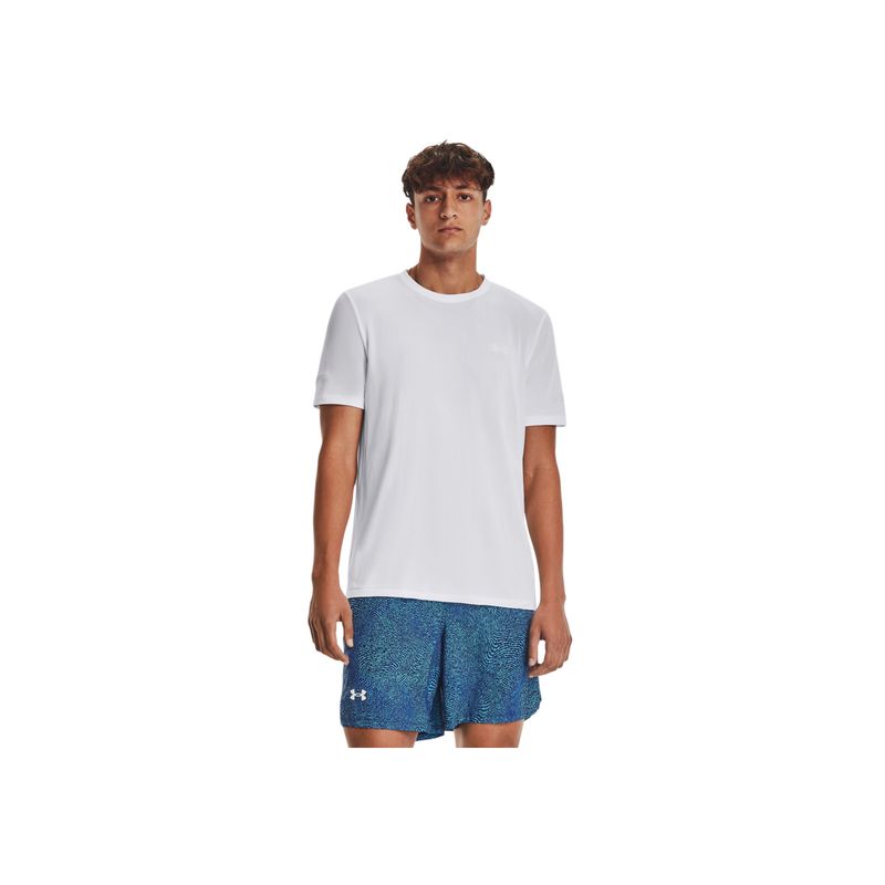 UNDER ARMOUR - Camiseta Hombre UNDER ARMOUR UA SEAMLESS STRIDE S Blanco UNDER ARMOUR