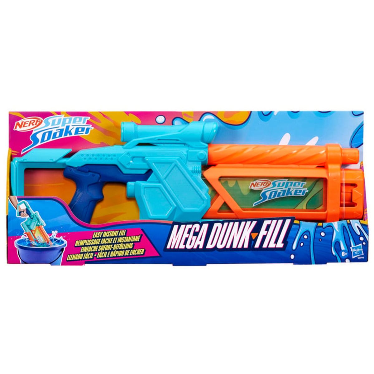 SUPERSOAKER - Lanzador de Agua Super Soaker Mega Dunk Fill