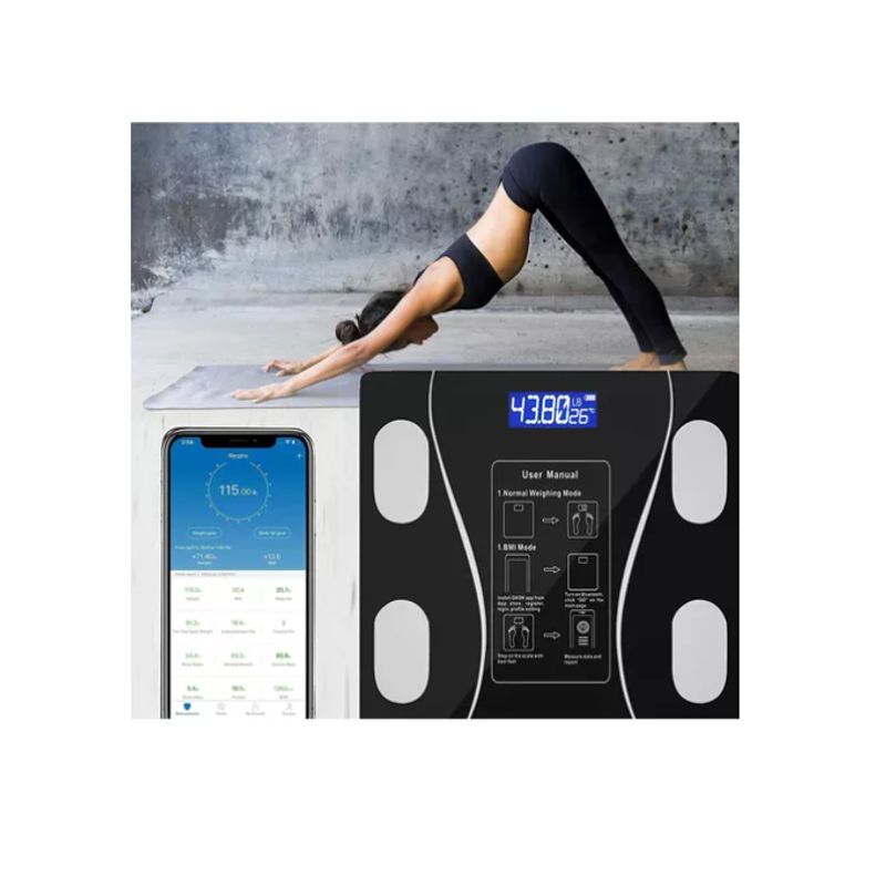 INNOVA - Báscula Pesa Bluetooth Recargable Digital Inteligente Smart