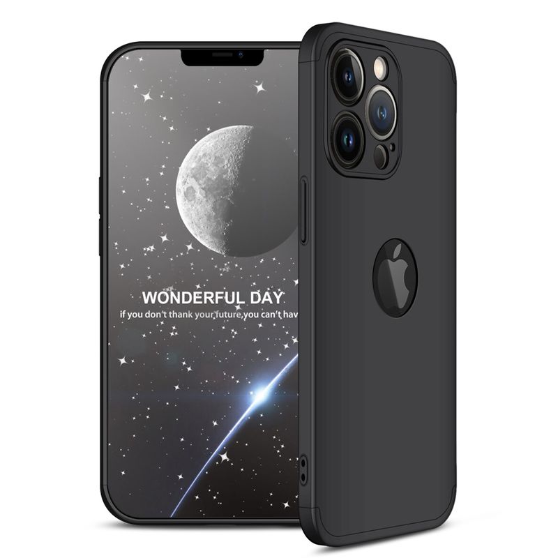 GENERICO - Funda Carcasa Estuche Protector 360 Para iPhone 13 Pro Negro