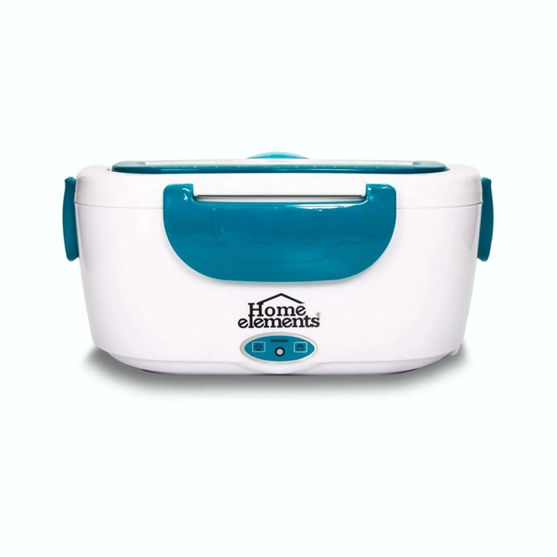 HOME ELEMENTS - Lonchera Eléctrica Home Elements Color Azul Turquesa Porta Comida