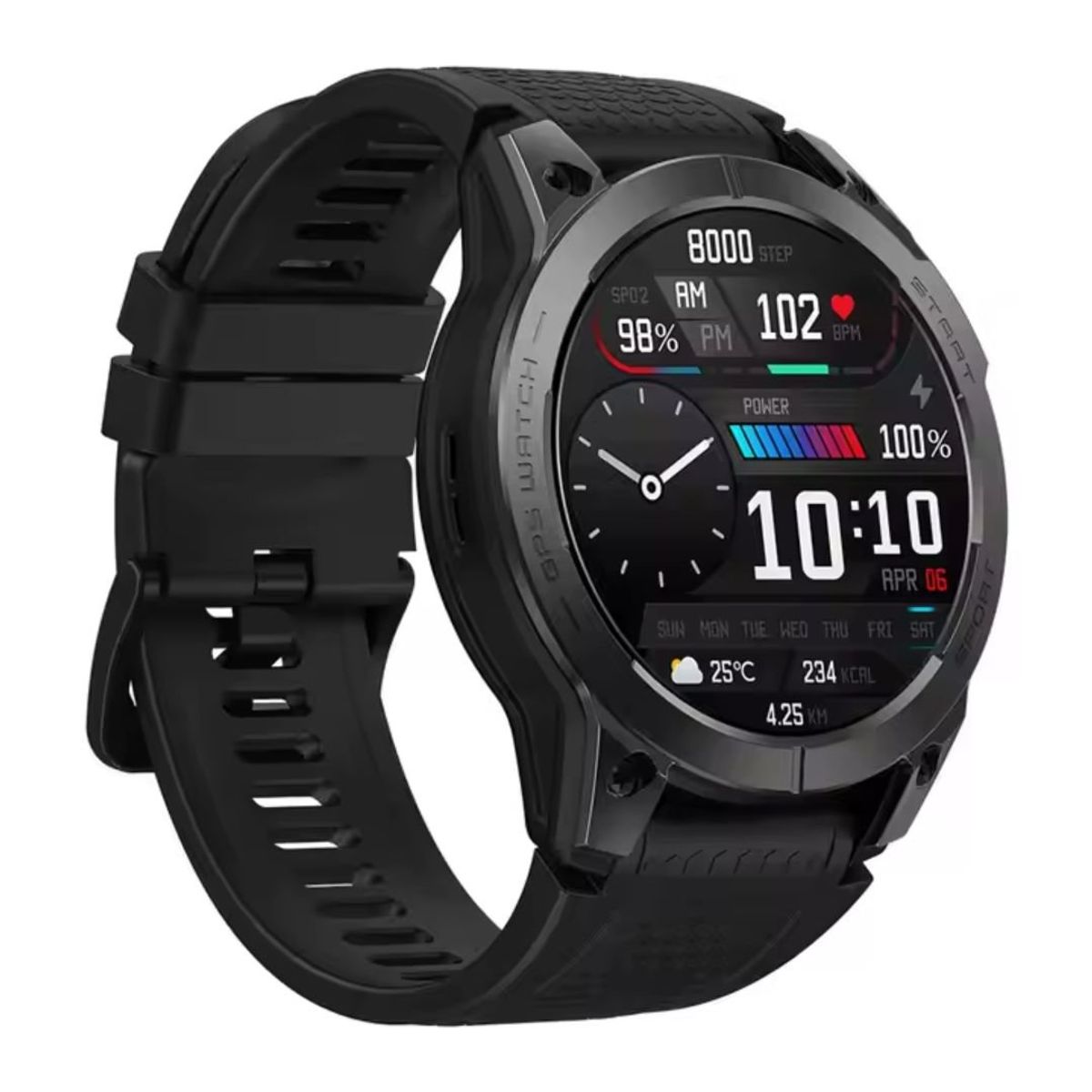 ZEBLAZE - Smartwatch Alta Gama Zeblaze Stratos 3 Pro Premium Hombre Gps Amoled