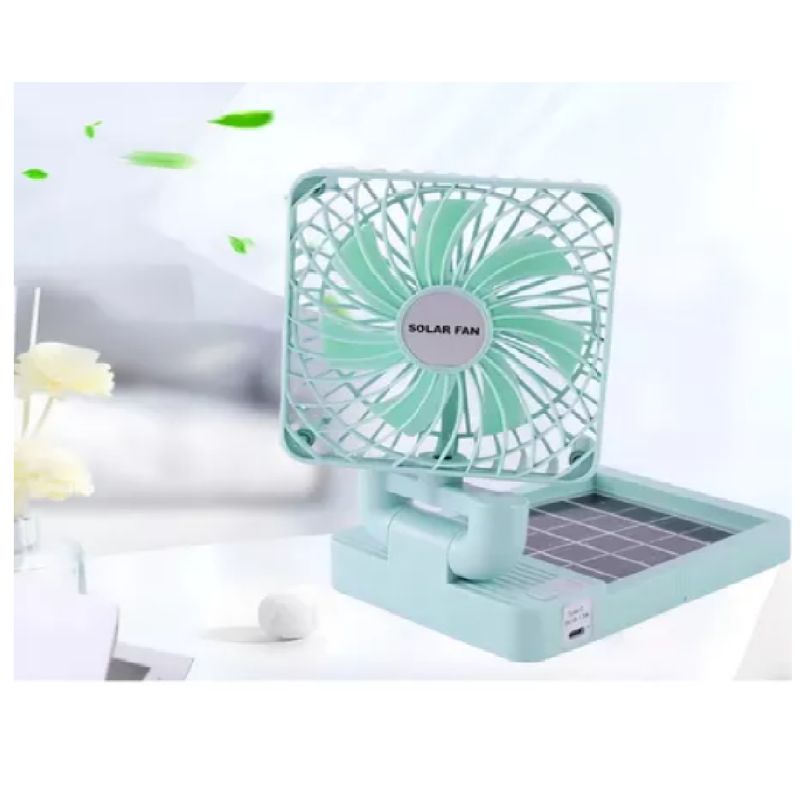 GENERICO - VENTILADOR RECARGABLE SOLAR 666