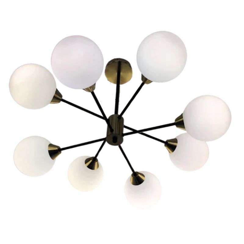 GENERICO - Lámpara de Techo 8 Luces Dixton LT08041 -Blanco