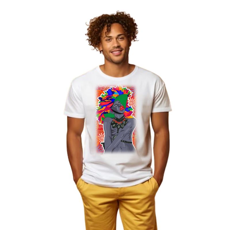 OVATION - Camiseta Carnaval De Barranquilla Morisquiteros Cuello Redondo Hombre