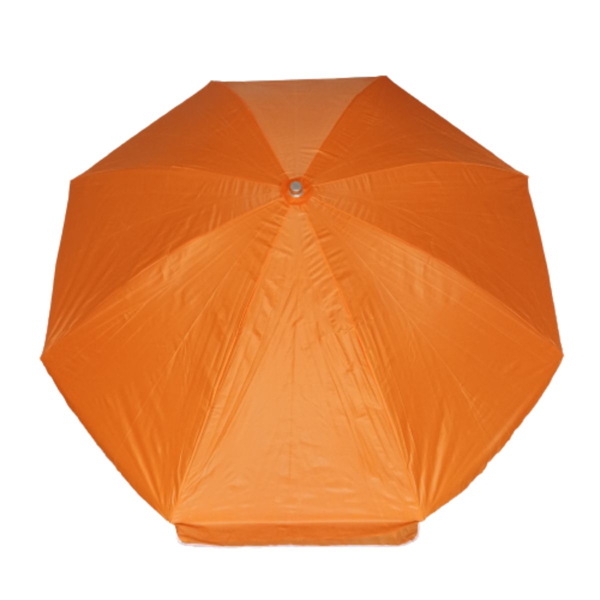 GENERICO - Parasol Doble Tela Doble Varilla Impermeable Uv 2 mts Diámetro Naranja