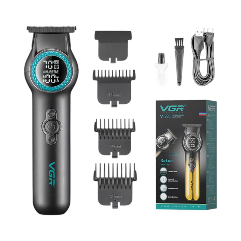 GENERICO - Maquina De Peluquear Inalambrica Recargable 4 Guias De Corte