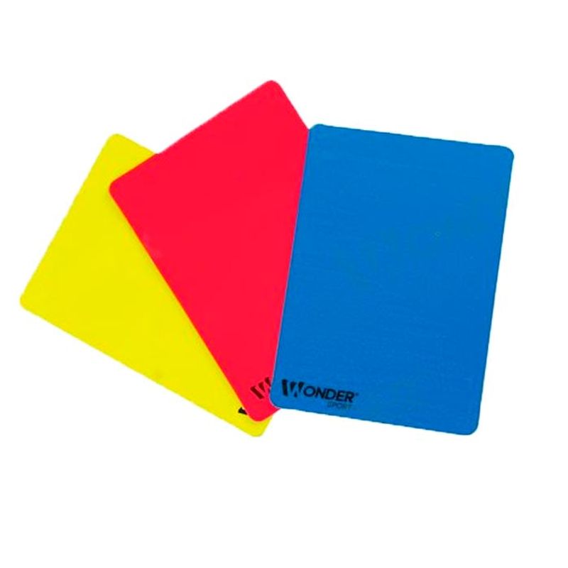 GENERICO - Set De Tarjetas De Arbitro De Fútbol En Estuche X 3 Unidades