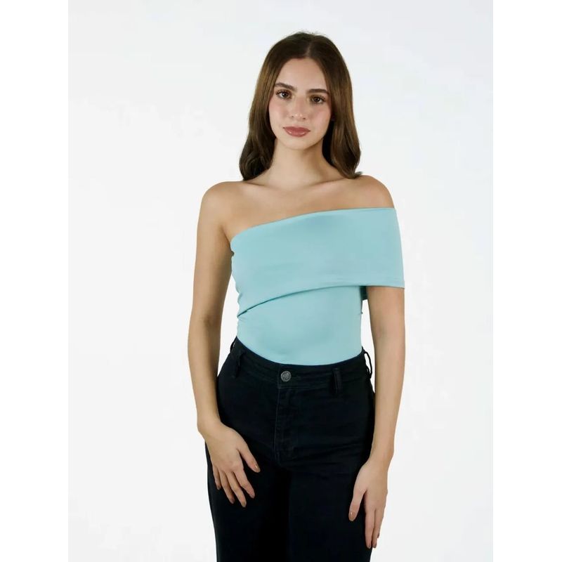 MOLGOA - Body para Mujer Escote Strapless con Banda - Penelope Verde Menta