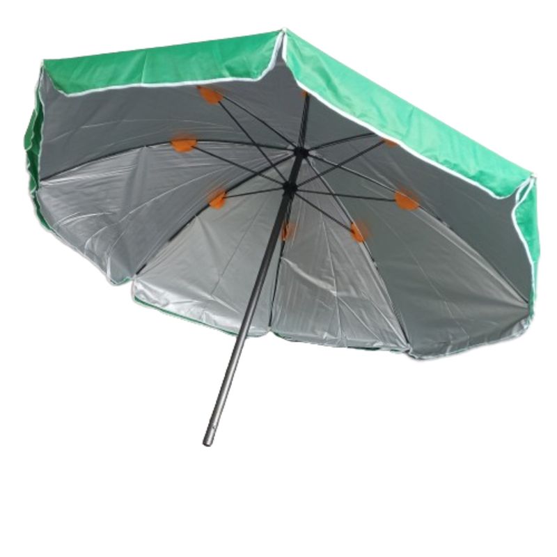 GENERICO - Parasol Doble Tela Doble Varilla Impermeable UV 2 mt Diáme Verde Claro