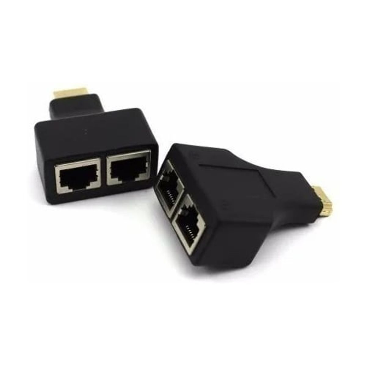 GENERICO - Adaptador Extender Hdmi A Rj45 Negro 1080p 30m Utp Cat 56