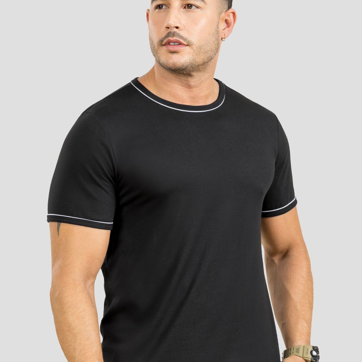 MARKETING PERSONAL - Camiseta Hombre Negro Mp 107015