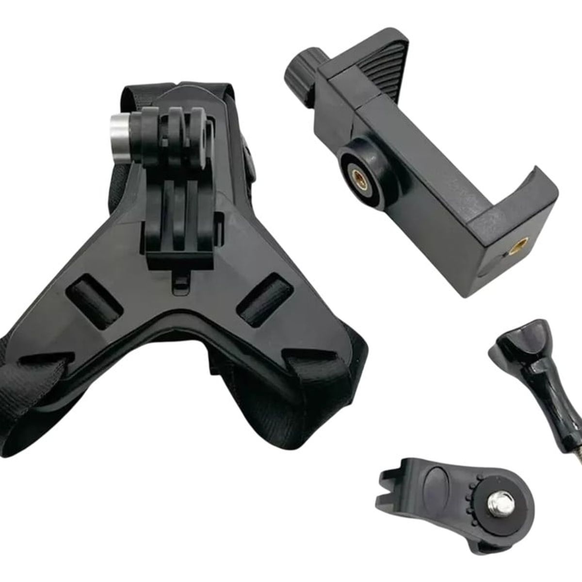 GENERICO - Soporte Base Para Celular Gopro Casco Moto Universal Mentón