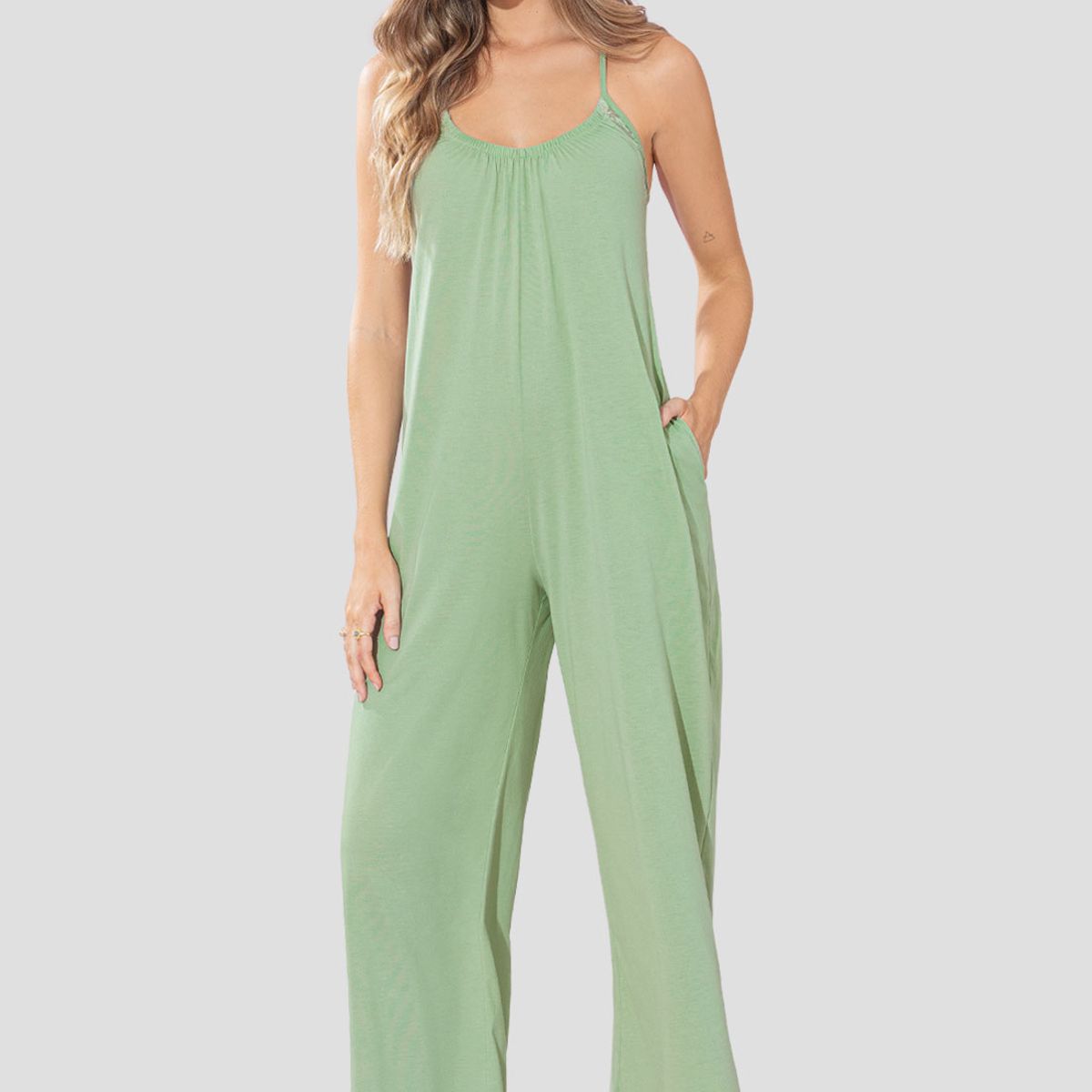 RUTTA - Enterizo Largo Mujer Verde Matcha Rutta 108008