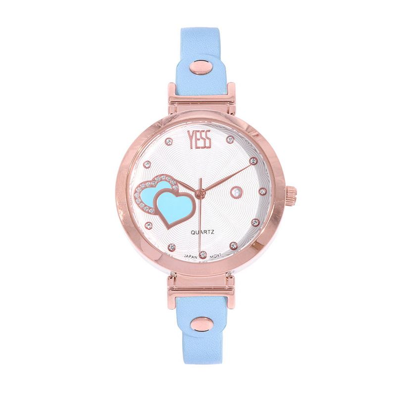 YESS - Reloj YESS Para Mujer Color Azul Cielo Ref 1204L-05