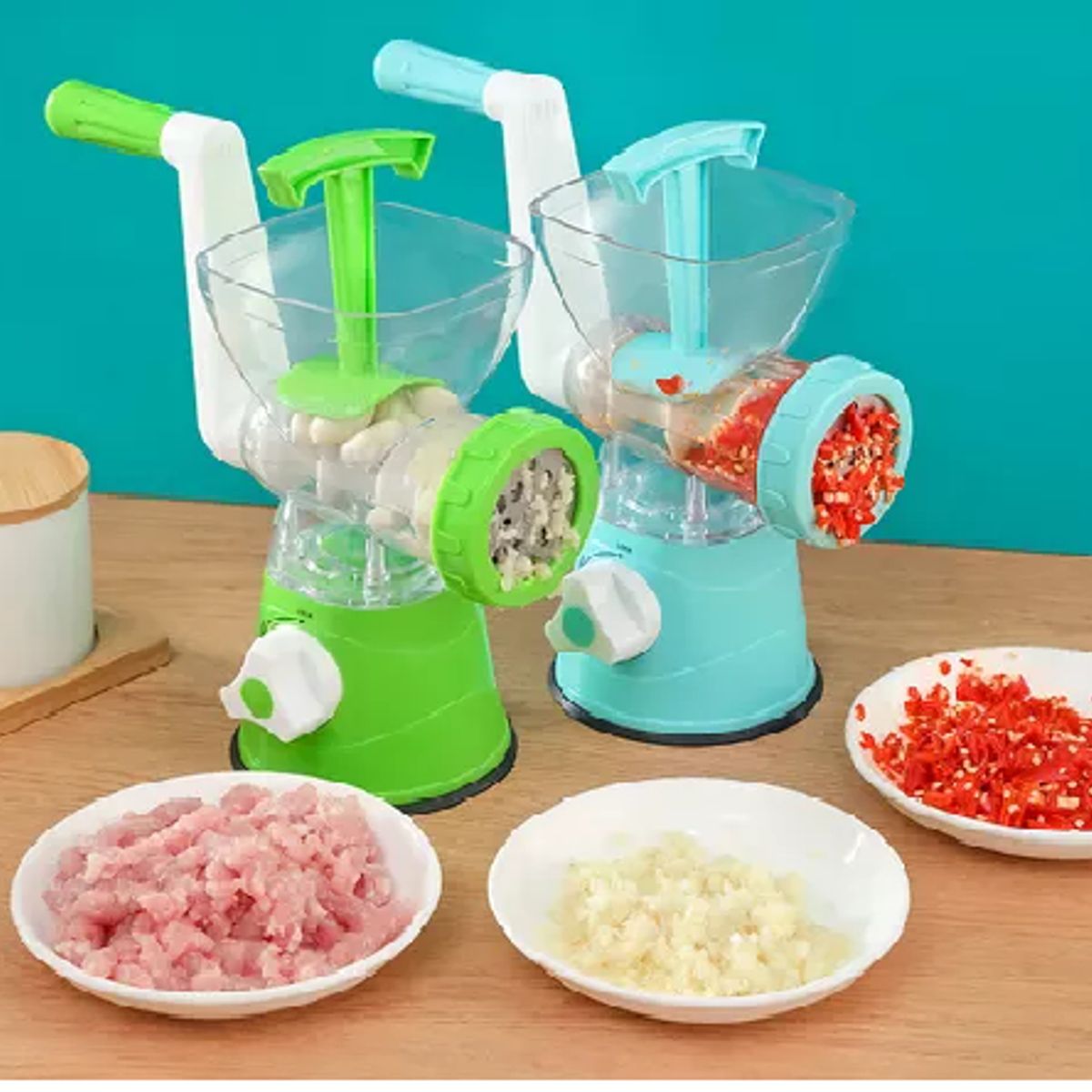 GENERICO - Molino Manual De Carne Y Pollo Casero Para Embutidos Color Segun Disponibilidad