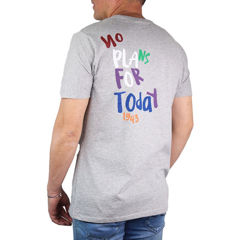 LEC LEE - Camiseta Basica Hombre Lec Lee Gris