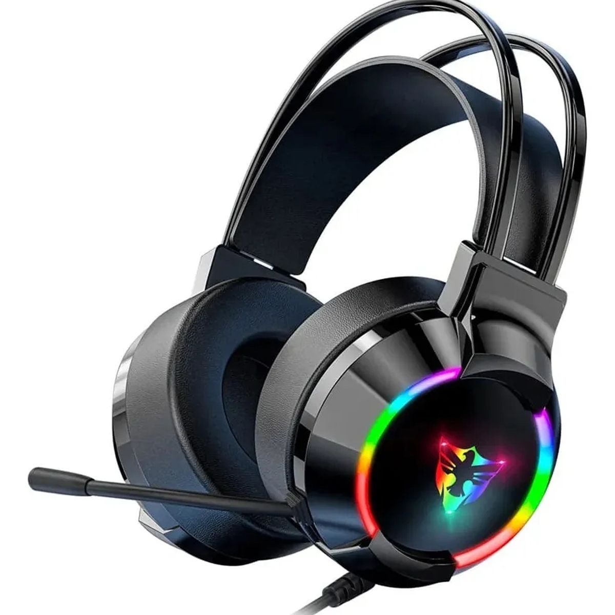 GENERICO - Diadema Gamer Con Luz Rgb De Juego + Microfono G606