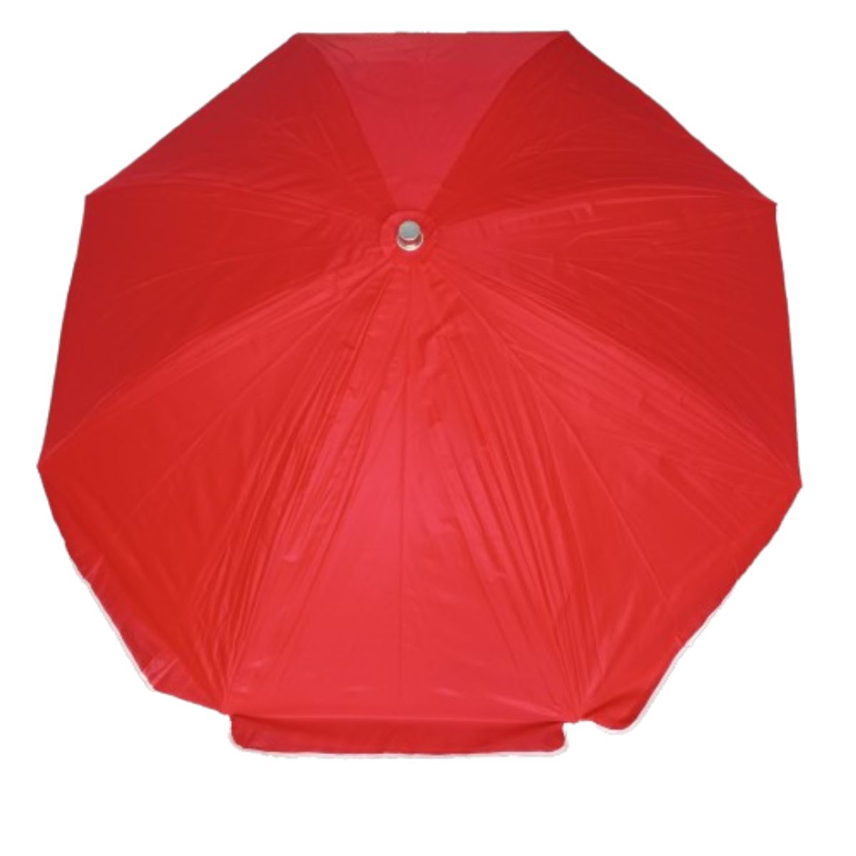 GENERICO - Parasol Doble Tela Doble Varilla Impermeable UV 2 mt Diámetro Rojo