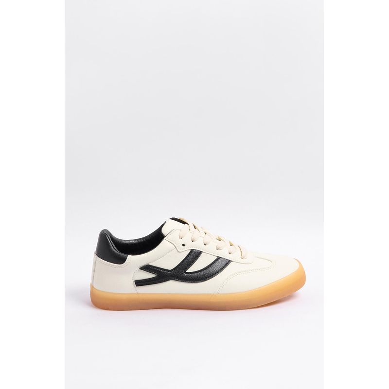 KOAJ - KOAJ Tenis urbanos, crema con contrastes y suela traslucida. HOMBRE
