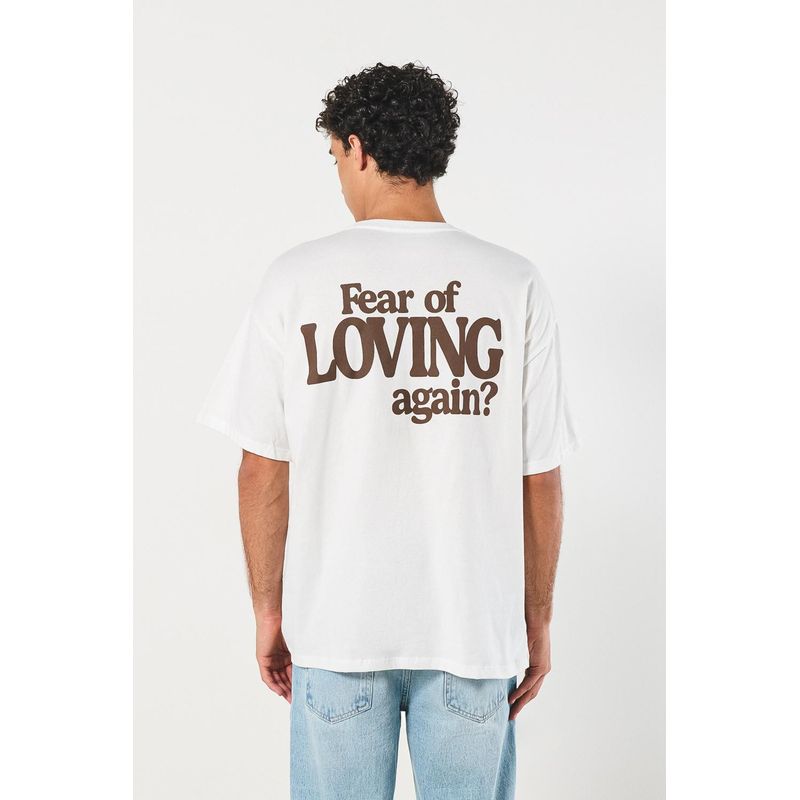 KOAJ - KOAJ Camiseta unicolor oversize con diseño urbano y manga cort HOMBRE